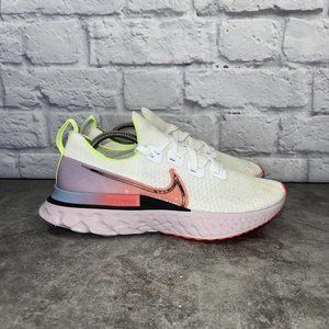 Nike React Infinity Run Flyknit CW5636-100 Women's Running Shoes Sz 9.5 Lace Up